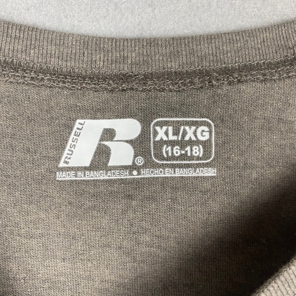 Russell Athletic Bowling Green Falcons Long Sleeve Shirt Gray XL 16-18 Striped - Picture 6 of 10